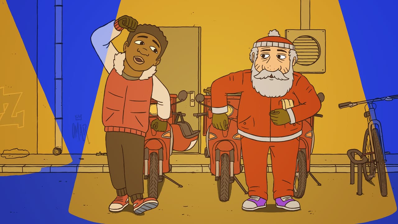 Marcel, Father Christmas (and the little pizza delivery boy)