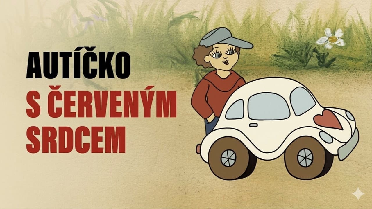 Autíčko s červeným srdcem