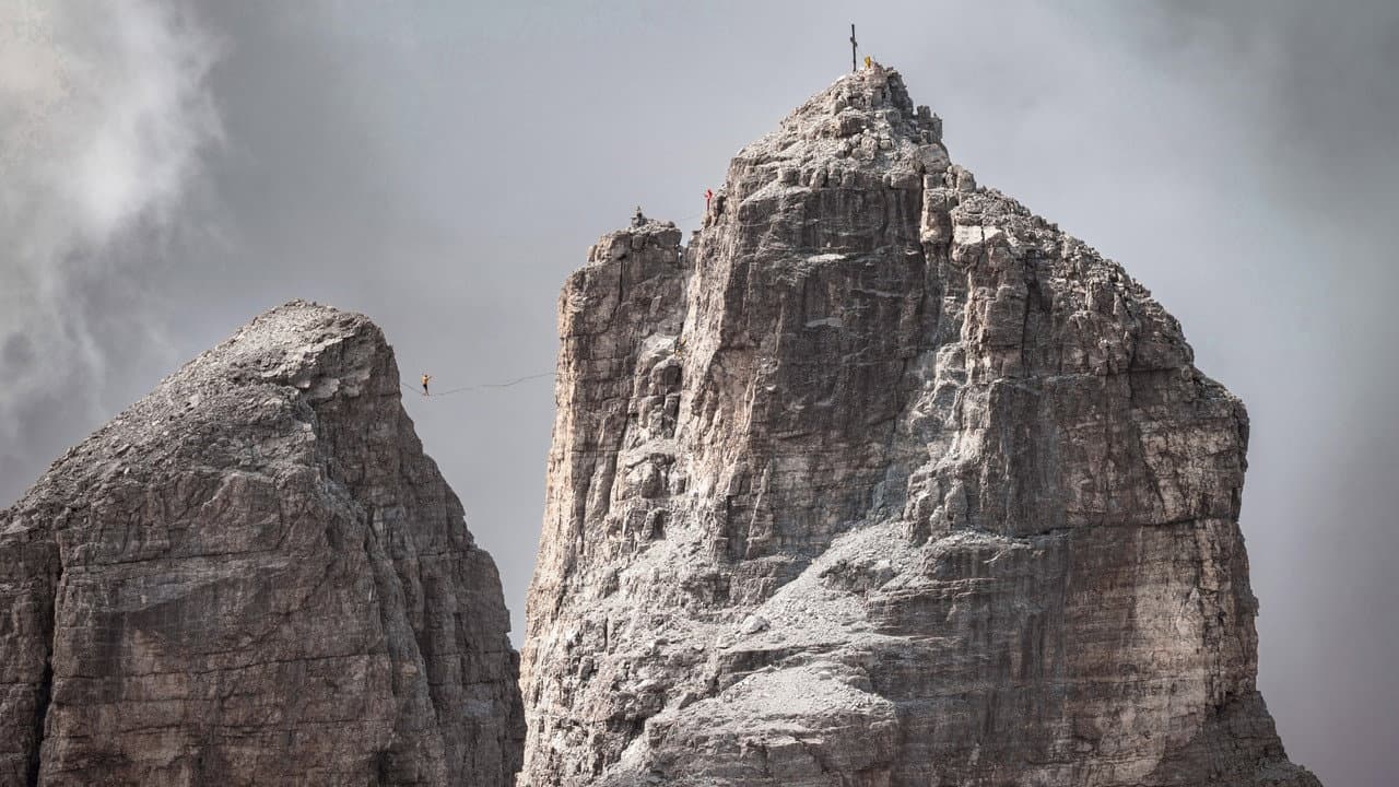 High Above: Highlining on Tribulaun