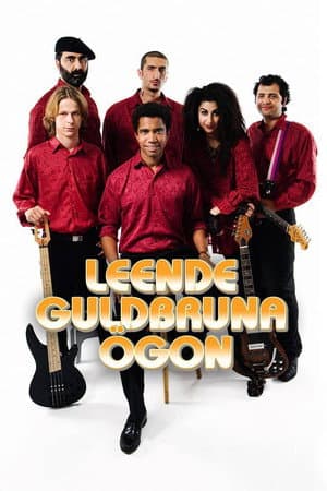 Leende Guldbruna Ögon