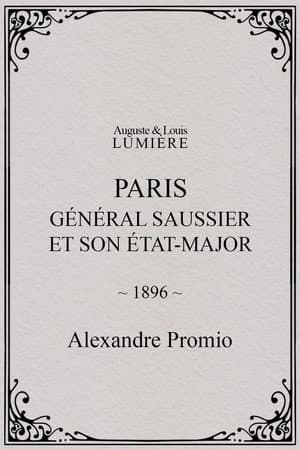 Paris : général Saussier et son état-major