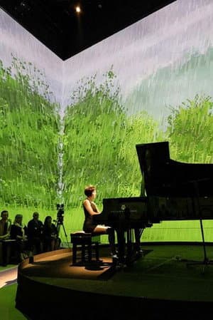 Yuja Wang x David Hockney London Lightroom
