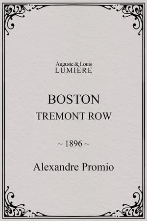 Boston, Tremont row