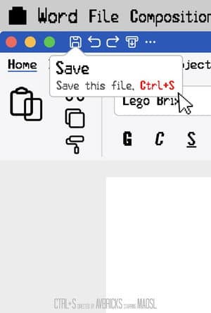 CTRL+S