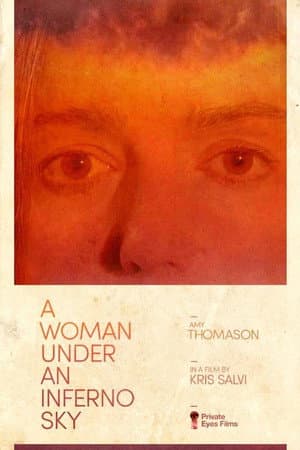 A Woman Under an Inferno Sky