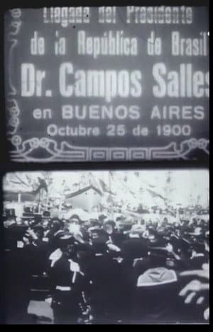 Llegada del Presidente de la República de Brasil Dr. Campos Salles en Buenos Aires