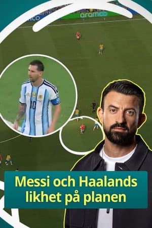 Messi and Haaland's similarity on the pitch