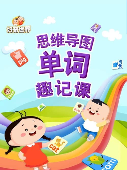 好奇世界思维导图单词趣记课