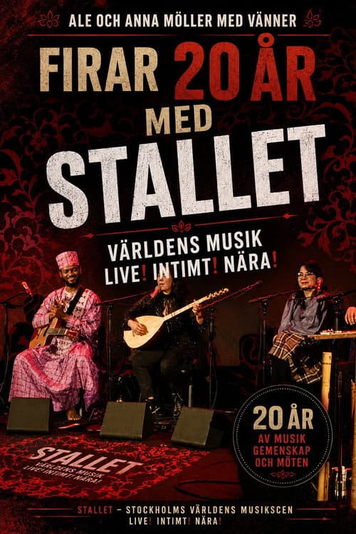Ale och Anna Möller med vänner firar 20 år med Stallet