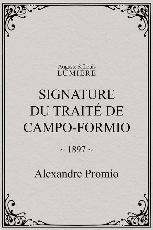 Signature du traité de Campo-Formio