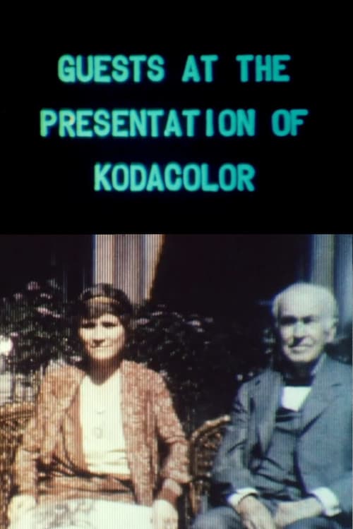 Guests at the Presentation of Kodacolor at the Home of Mr. George Eastman, Rochester, N.Y.