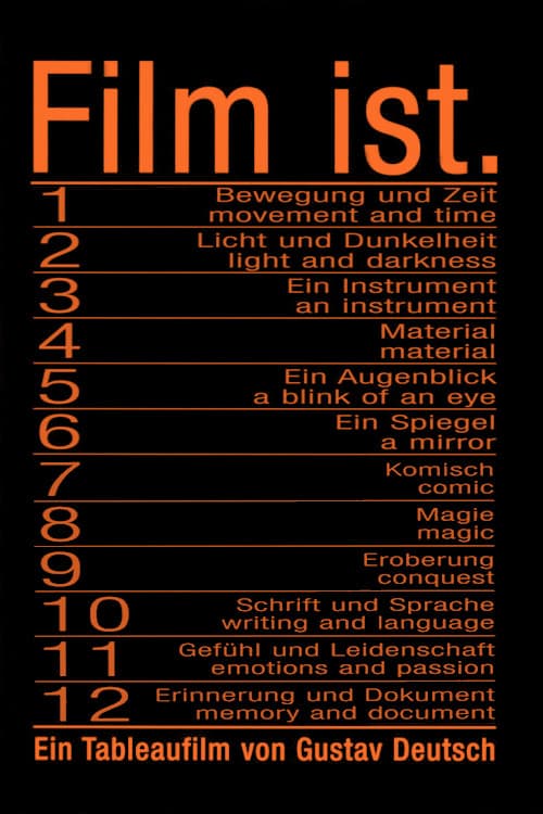 Film Is. (1-12)