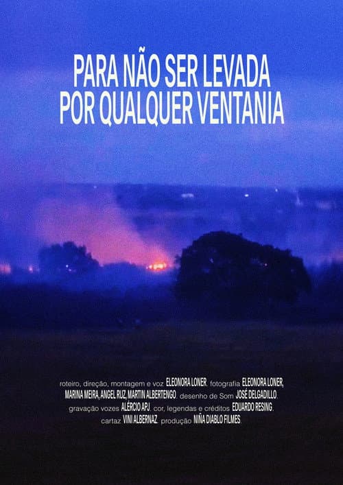 Para não ser levada por qualquer ventania