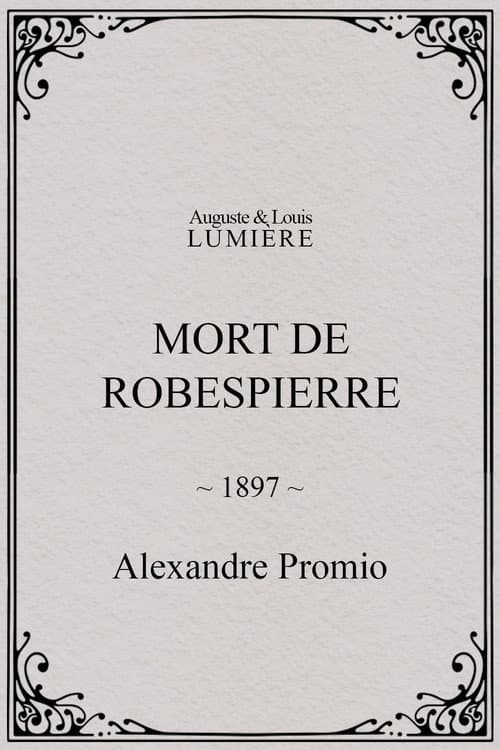 Mort de Robespierre