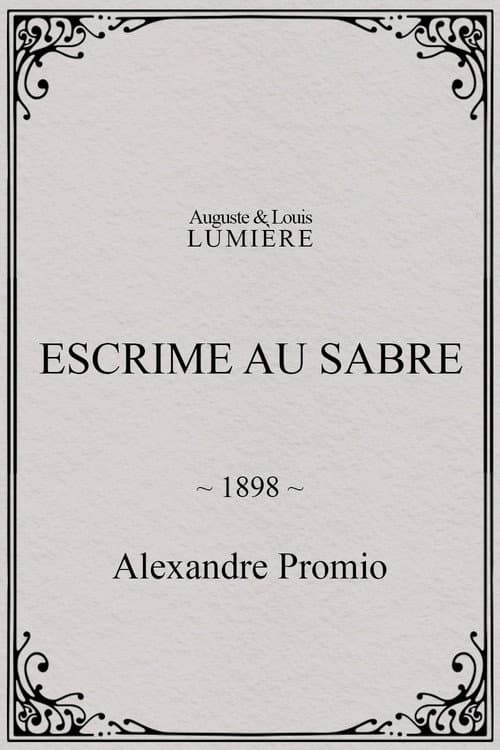 Escrime au sabre