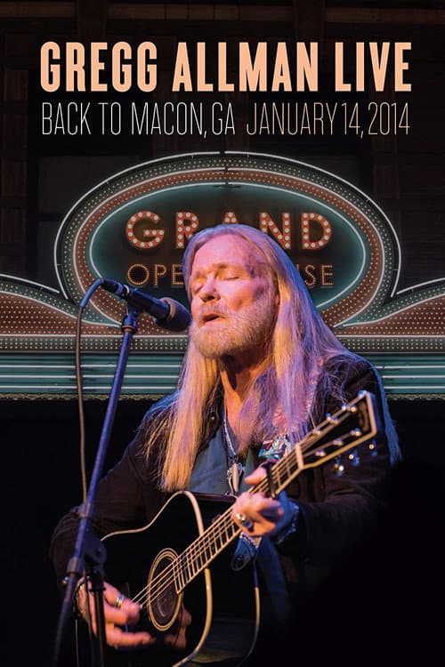 Gregg Allman Live - Back to Macon, GA