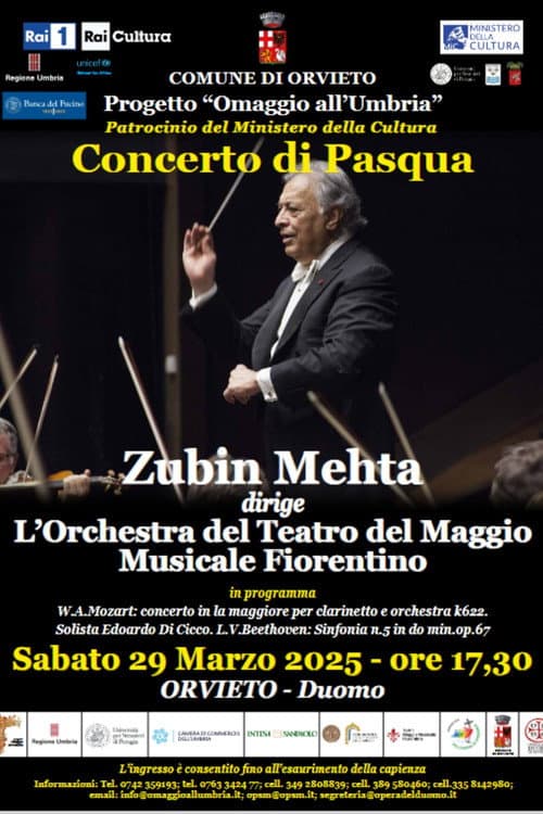 Concerto di Pasqua dal Duomo di Orvieto 2025